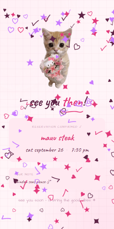 see you then, with confetti